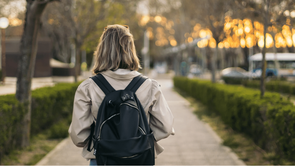Walking in nature to cope with a breakup and support emotional healing.